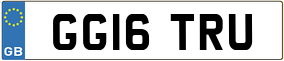 Truck License Plate